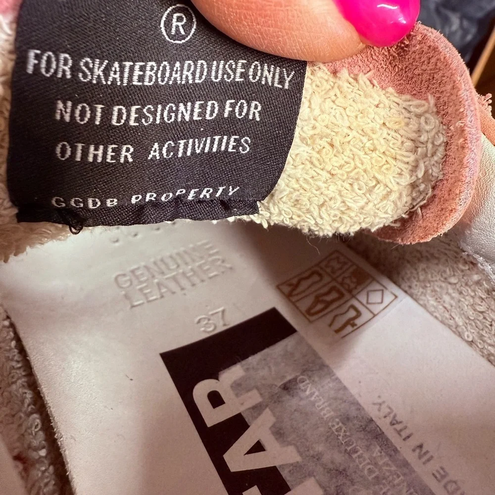 Golden Goose sz 7B Pink and Silver Sneakers NEW with Box - Picture 15 of 16